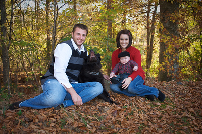 Emmett & Elvis + Mom&Dad photo